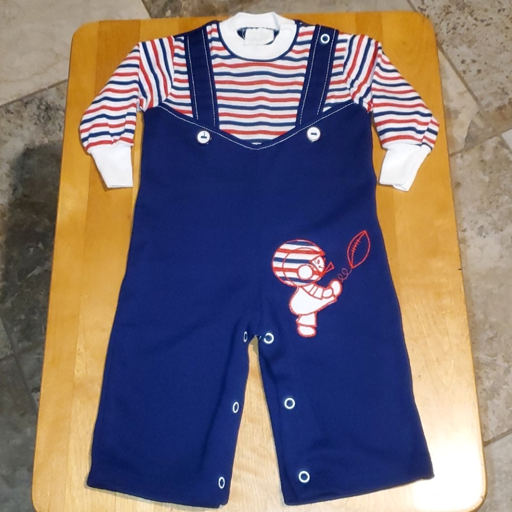 Adorable vintage boys romper/playsuit